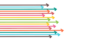 Flechas crecimiento estrategia marketing